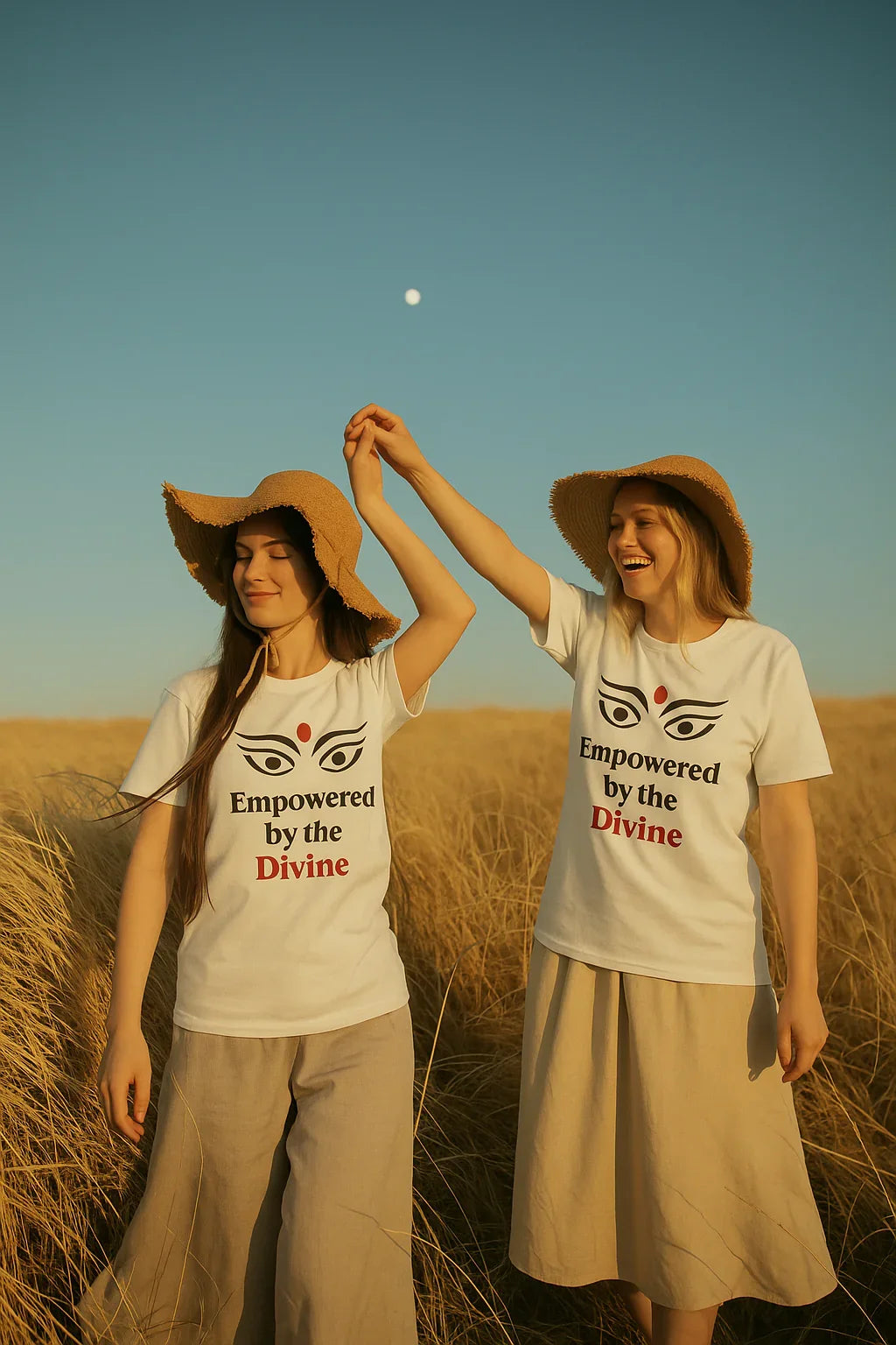 Empowered by the Divine T-Shirt – Spiritual Goddess Energy Tee for Faith & Inner Strength